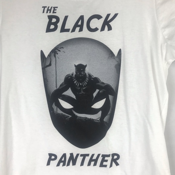 Black Panther Fitted Marvel T Shirt S - Picture 2 of 5